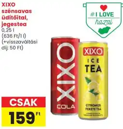 Spar XIXO szénsavas üdítőital, jegestea ajánlat