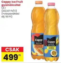 Spar Cappy Ice Fruit gyümölcsital ajánlat