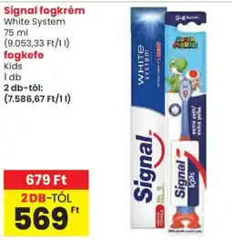 Spar Signal fogkrém ajánlat