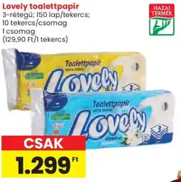 Spar Lovely toalettpapír ajánlat