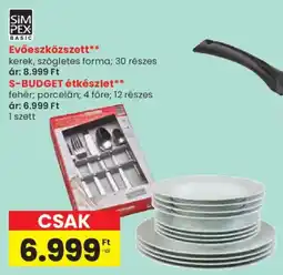 Spar SIM PEX S-BUDGET étkészlet ajánlat