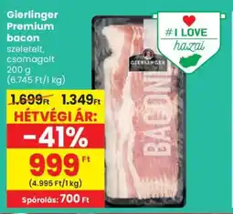 Spar Gierlinger Premium bacon ajánlat