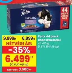 Spar Felix 44 pack macskaeledel ajánlat