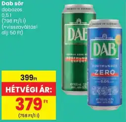 Spar Dab sör ajánlat