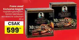 Spar Franz Josef Exclusive kagyló ajánlat