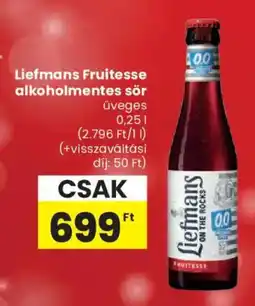 Spar Liefmans Fruitesse alkoholmentes sör ajánlat