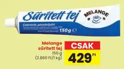 Spar Melange sűrített tej ajánlat