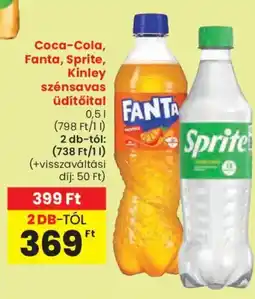 Spar Coca-Cola, Fanta, Sprite, Kinley ajánlat