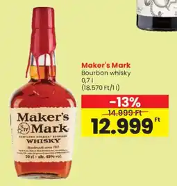 Spar Maker's Mark Bourbon whisky ajánlat
