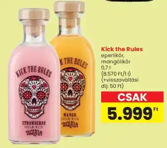 Spar Kick the Rules eperlikör, mangólikőr ajánlat