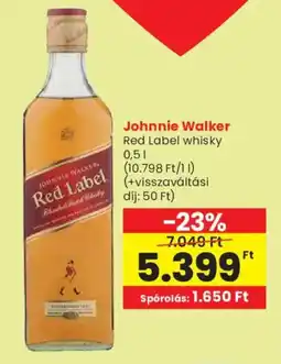 Spar Johnnie Walker Red Label whisky ajánlat