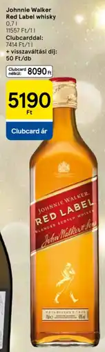 Tesco Johnnie Walker Red Label whisky ajánlat