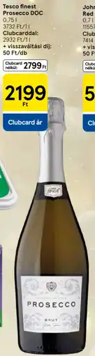 Tesco Tesco finest Prosecco DOC ajánlat