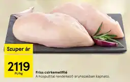 Tesco Friss csirkemellfilé ajánlat