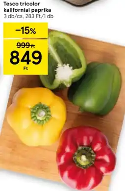 Tesco Tesco tricolor kaliforniai paprika ajánlat