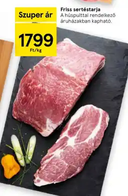 Tesco Friss sertéstarja ajánlat