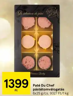 Tesco Paté Du Chef pástétomválogatás ajánlat