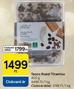Tesco Tesco finest Tiramisu ajánlat