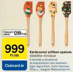 Tesco Karácsonyi szilikon spatula ajánlat