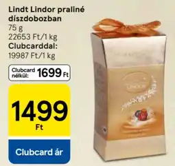 Tesco Lindt Lindor praliné díszdobozban ajánlat
