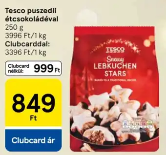 Tesco Tesco puszedli étcsokoládéval ajánlat