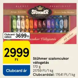 Tesco Stühmer szaloncukor válogatás ajánlat
