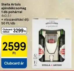 Tesco Stella Artois ajándékcsomag ajánlat