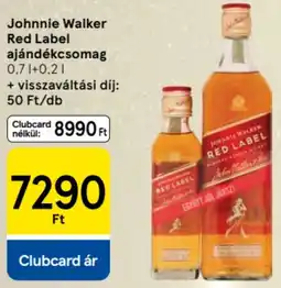 Tesco Johnnie Walker Red Label ajándékcsomag ajánlat