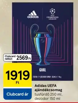 Tesco Adidas UEFA ajándékcsomag ajánlat