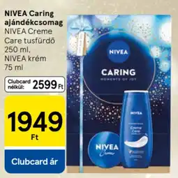Tesco NIVEA Caring ajándékcsomag ajánlat