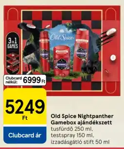 Tesco Old Spice Nightpanther Gamebox ajándékszett ajánlat