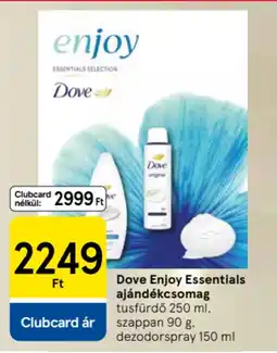 Tesco Dove Enjoy Essentials ajándékcsomag ajánlat