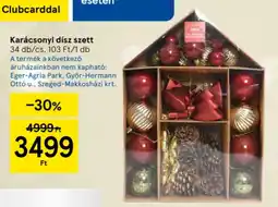 Tesco Karácsonyi dísz szett ajánlat