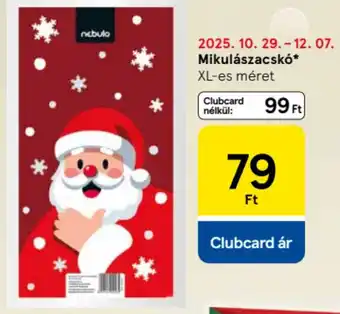 Tesco Mikulászacskó ajánlat