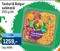 Metro Tonhal & Bulgur salátatál ajánlat