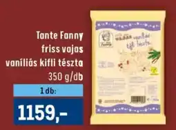 Metro Tante Fanny friss vajas vaníliás kifli tészta ajánlat