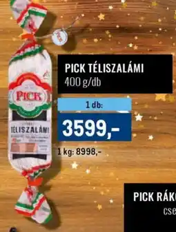 Metro Pick teliszalámi ajánlat