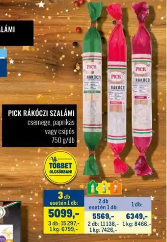 Pick rákóczi szalámi