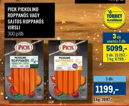 Metro Pick Pickolino roppanós, sajtos roppanós virsli ajánlat