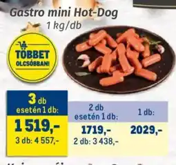 Metro Kaiser Gastro mini Hot-Dog ajánlat