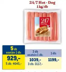 Metro 24/7 Hot - Dog ajánlat