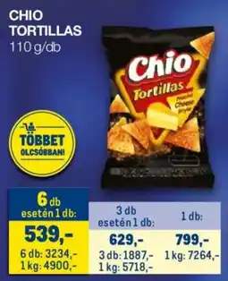 Metro Chio Tortillas ajánlat
