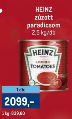 Metro HEINZ zúzott paradicsom ajánlat