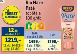 Metro Rio Mare Paté ajánlat