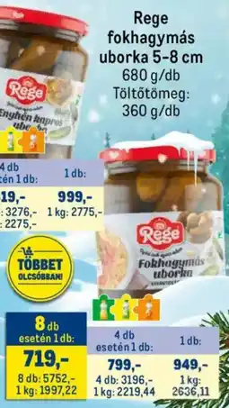 Metro Rege fokhagymás uborka ajánlat