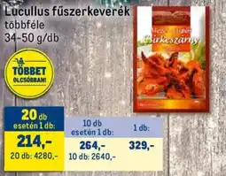 Metro Lucullus fűszerkeverék ajánlat