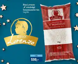 Metro Riso Lorenzo „A" minőségű hosszúszemű rizs ajánlat