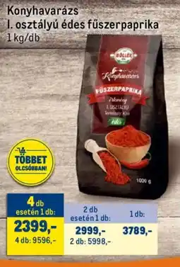 Metro Konyhavarázs I. osztályú édes fűszerpaprika ajánlat