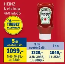 Metro HEINZ ketchup ajánlat