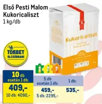 Metro Első Pesti Malom Kukoricaliszt ajánlat